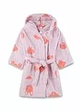 Sanetta Mädchen-Bademantel rosa Hund | Hochwertiger und kuscheliger Bademantel aus Baumwoll-Mix für Mädchen. Bademantel für Mädchen