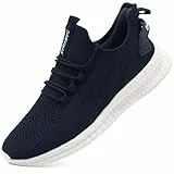 Oltyutc Schuhe Herren Laufschuhe Sportschuhe Turnschuhe Sommer Schuhe Leichtgewichts Slip on Sneaker Straßenlaufschuhe Outdoor Gym Freizeitschuhe Blau Herren EU 45