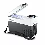 DOMETIC CFF 12 Kompressor-Kühlbox, elektrisch, leicht, 13 Liter, 12/230 V für Auto, Lkw, Boot, Wohnmobil und Steckdose, Grau