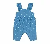 Petit Bateau Baby Mädchen A0CL9 Lange Overalls, Blau/Weiß, 12 Monate