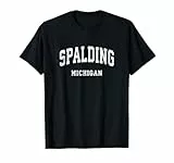 Sportliches Vintage-Sportdesign von Spalding Michigan MI T-Shirt