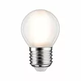 Paulmann 28634 LED Lampe Filament Tropfen 5W Klassik Leuchtmittel Matt 2700K Warmweiß E27
