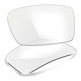 ThunderClap Polycarbonat Ersatzgläser für Oakley Gascan Sonnenbrillen OO9014 - Transparent Anti-Blaulicht