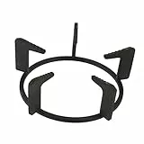 LIFKOME Gusseisen Wok Ring 7.48 Zoll Verdickter Wok Stützring Anti-Rutsch Topfhalter Für Gasherd Herdplatten Gleichmäßige Wärmeverteilung Energieeffizient