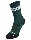 VAUDE Socken Bike Socks Mid II, ergonomisch gepolstert und atmungsaktiv, trocknet schnell, elastisch, deep pond, 42-44
