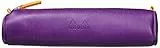 Rhodia ‎318990C rund Schlampermäppchen (21,5 x 5 cm, Kunstleder, elegant und praktisch, Reißverschuss und Griffplatte, ideal für unterwegs) 1 Stück, violett