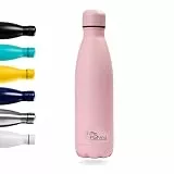 Otto Koning Trinkflasche Edelstahl 500ml – Vakuumisolierte Wasserflasche Thermo Auslaufsicher – Doppelwandige Thermosflasche Metall für Sport Schule Büro & Outdoor – BPA Frei & Rostfrei