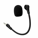 MICMXMO Mikrofon Ersatz kompatibel mit Logitech G Pro,G Pro X 7.1 Gaming Headsets Geräuschunterdrückung Mic für PS4 PS5 Switch Mac PC Computer,Vergoldetem 3,5 mm Stecker