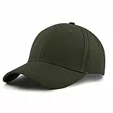 KELOYI Kappe Herren Sommer Adjustable Baseball Cap ArmeegrÜN Basecap Baumwolle Kappen Damen Polo