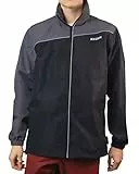 Rubberneck NXSVN Regenjacke Damen und Herren, Reflektierend 3M Reflektoren, Atmungsaktiv, Unisex, Schwarz S