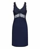 HUNKEMÖLLER Slipdress Nora Lace - Maritime Blue - M