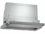 NEFF D46ED52X1, Stiftung Warentest GUT (1,9)*, N 50 Flachschirmhaube 60 cm, Made in Germany, Abluft oder Umluft, Einbau-Dunstabzugshaube mit hoher Abluftleistung, leiser Betrieb, LED, Silbermetallic