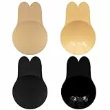 Klebe Bh Ohne Träger Push up Trägerloser Rückenfrei Bh Große Brust und Kleine Brüste Sticky Bra Klebe-Bhs für Rückenfreies Kleid Unsichtbarer Haut Freundlich Wiederverwendbare zum Brautkleid Damen