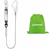 Safetytex Auffangseil mit Bandfalldämpfer - Fallschutz DIN EN 355 - Bandfalldämpfer 1,5 Meter - Auffangseil Selbstsicherung - Absturzsicherung