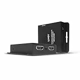 LINDY 38208 – HDMI Extender für HDMI 4K30 & IR-Signale bis 70m über HDBaseT mit HDMI Cat.6 Netzwerkkabel, PoC und Loop Out, Transmitter für 3840x2160@30 Hz 4:4:4 8bit Auflösungen mit HDMI Loop-Through