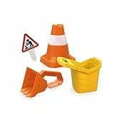 Hape Sandspielzeug-Set „Baustelle“