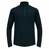 Odlo Fleecepullover Herren Besso I Midlayer mit Halbreißverschluss I Langarm Wandershirt