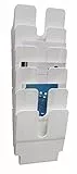 Durable Prospektspenderset (Flexiplus 6, A4 Hochformat) 1 Set, weiss, 1700008011