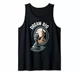 Dream Big, motivierendes Schachspiel von Figur zu Königin, Spiegel-Design Tank Top