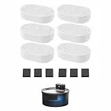 Leisure Life® | Katzenbrunnen mit Edelstahlbecken | 3.2 L Trinkbrunnen für Katzen | BPA-frei (6 Ersatzfilter)