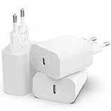 25W USB C Adapter, 3er Pack USB c ladegerät für iPhone 16 15 14 Plus Pro Max 13 12 11, Pad,PD 3.0 iPhone schnellladegerät, Ladestecker iPhone Power Adapter USB stecker Netzteil(Ohne Ladekabel)