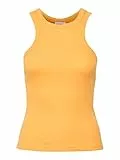 Noisy may Damen Nmmaya S/L Halter Neck Top Noos, Amber Yellow, M