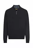 camel active Herren Strick-Troyer aus Reiner Lammwolle Navyblau, Menswear-XL