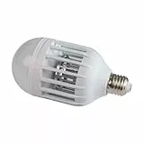 Windhager Lichtfalle-Leuchtmittel 2in1, Insektenlampe, Insektenvernichter mit integrierter LED Lampe, 1W/9W, weiß
