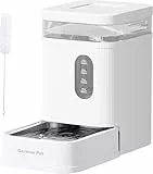 Gardner Pet 6.5L Automatischer Wasserspender, Schwerkraft-Tränke mit Edelstahlschüssel, Futterautomat für Hunde und Katze, große Kapazität Futterspender, BPA-frei, Keine Elektrizität, geräuschlos