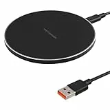 15W Kabelloses Induktions Ladegerät, Qi Schnellladegerät mit USB-C Kabel, Kompatibel mit Qi-fähigen Smartphones und Kopfhörern, Handy-induktionsladegeräte, kabelloses ladegerät, Wireless Charger