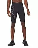 2XU Herren Ma5331b - Mcs Run Compression Shorts, Schwarz / Schwarz Reflektierend, L EU
