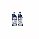 Sagrotan WC-Reiniger Ozeanfrische – 2in1 Reinigungsmittel mit Antischmutzfilm für langanhaltende WC-Frische – 2 x 750 ml