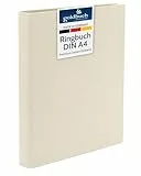goldbuch 37931 Foto Ringbuch, Bella Vista, Foto Album 26 x 32 cm, Fotobuch Ordner aus Leinen, Fotoordner zum Selbstgestalten und Befüllen, Format DIN A4, ideal für Reise & Urlaub, Beige