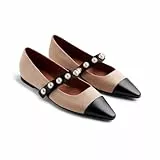 GIOSEPPO GALIEN Mary Jane Flache Damenschuhe, Nude, Größe 38, Nude, 38 EU