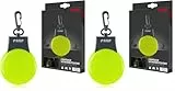reer Light&Go Sicherheitslicht | für Kinder | LED Blinklicht | Dauerlicht Anhänger für Schulranzen, Kinderwagen und co (Packung mit 2)