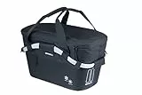 Basil Classic Carry All ISO Fahrradkorb - MIK-System hinten - isoliert - wetterfest - 18 Liter - Schwarz