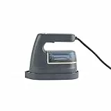 Beldray BEL01610VDE 2 in 1 Bügeleisen & Dampfglätter - Mini-Reisedampfbügeleisen, eine Temperatur, hitzebeständige Aufbewahrungsbasis, antihaftbeschichtete Keramik-Bügelsohle, 100 ml Wassertank, 1200W