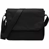 Lizbin Umhängetasche, Umhängetasche Lässige, Vintage Umhängetaschen für Herren Damen, Umhängetaschen für Business (Schwarz)