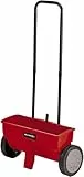 Einhell Streuwagen GC-SR 12 (12 l, 45 cm Streubreite, Doppelschubbügel, beidseitiger Schnappverschluss, Stellhebel, korrosionsfeste Walze, Gehäuse aus bruchfestem Kunststoff)