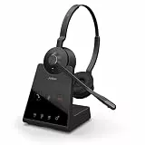 Jabra Engage 65 SE Schnurloses Stereo-Headset für professionelle Anrufe, DECT-Sicherheit, 13-Stunden-Akku, ganztägiger Basis, Netzteil, USB-C-Kabel, Kompatibilität der Meeting App