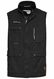 camel active Herren Outdoor-Weste mit Stehkragen Dunkelblau, menswear-54