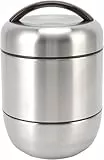 Cocoarm -Box, Isolierte Lunchbox, 304 Edelstahl-Lunchbehälter, 4-lagiges Stapelbares Fach, Auslaufsichere Lunchbox für Büro, Arbeit, Zuhause, Picknick Im Freien