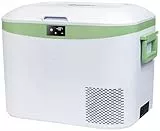 BINGI Kompressor Kühlbox 18L Tragbarer 12V Auto-Kühlschrank 12/24V DC und 230V AC Mini Gefrierschrank für Auto, LKW, Camping, Wohnmobil und Zuhause (15℃ bis -18℃)
