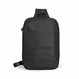 Travelite Crossover Bag, Tabletfach bis 9,7 Zoll, WORKFLOW Schultertasche aus recyceltem Material mit Sicherheitsfach, Umhängetasche 32 cm, 6 Liter