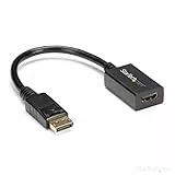 StarTech.com DisplayPort to HDMI Video Adapter Converter - Video- / Audio-Adapter - DisplayPort/HDMI - DisplayPort (M) - HDMI, 19-polig (W)