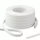 LOMUG 6M LED Neon Silikon Profil Flexibles Weiß 12x12mm LED Schiene für Akustikpaneele DIY-Abdeckung LED Streifen Diffusor Kanal Wasserdicht Leisten LED-Kanäle Profil für Neonlicht Decke Schrank Bar