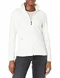 Amazon Essentials Damen-Fleecejacke, Klassische Passform, Durchgehender Reißverschluss, Fleecejacke (erhältlich in Übergröße), Elfenbein, Größe M