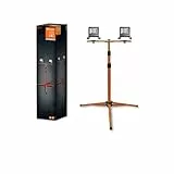 LEDVANCE LED Arbeitslicht, Leuchte für Außenanwendungen, Kaltweiß, Tripod-Ständer, LED Worklight, 2 x 20 Watt