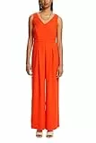 ESPRIT Damen 034EE1L307 Overalls, 880/BRIGHT ORANGE, 34