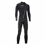 Ultra-Stretch-Neoprenanzug, 3 mm, Frontreißverschluss, Ganzkörper-Tauchanzug, Einteilig, für Männer und Frauen, Schnorcheln, Tauchen, Schwimmen, Surfen (Herren, XXL)